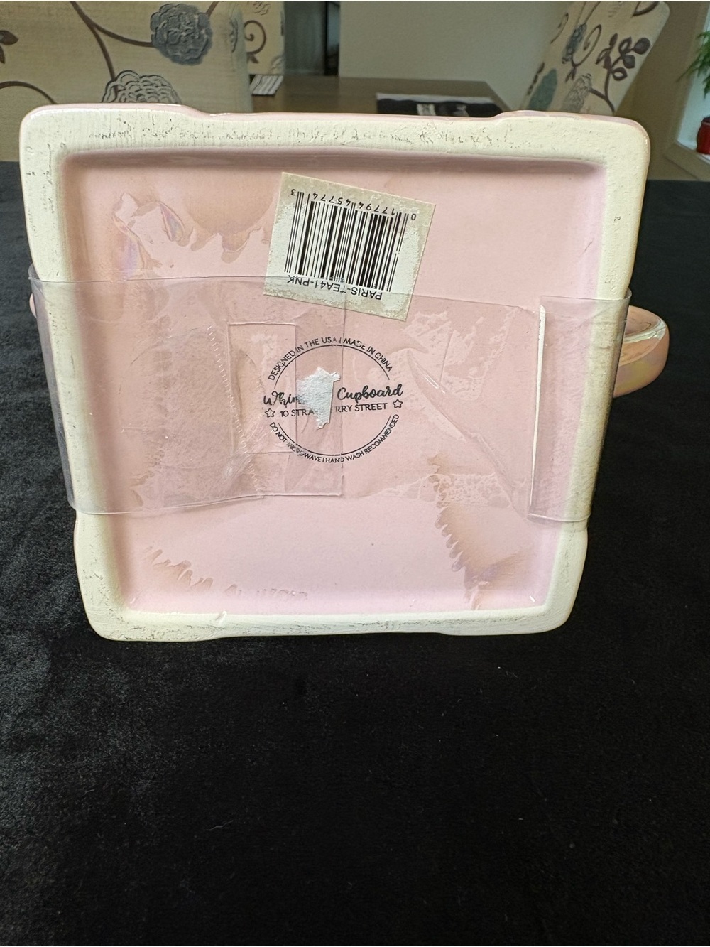 Iridescent Pink Eiffel Tower Teapot Set - Picture 8 of 8